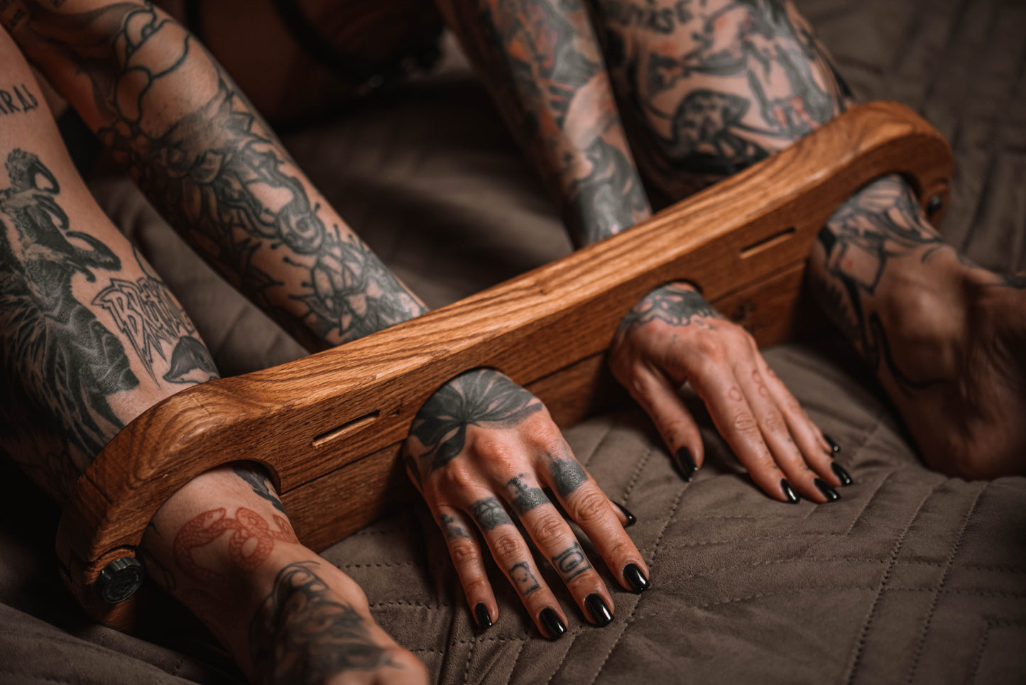 Wooden Bondage Stock  For Wrists and Ankles Asmodeus