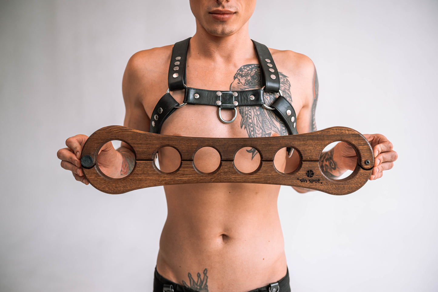 Wooden Bondage Stock For Wrists and Ankles Eligos